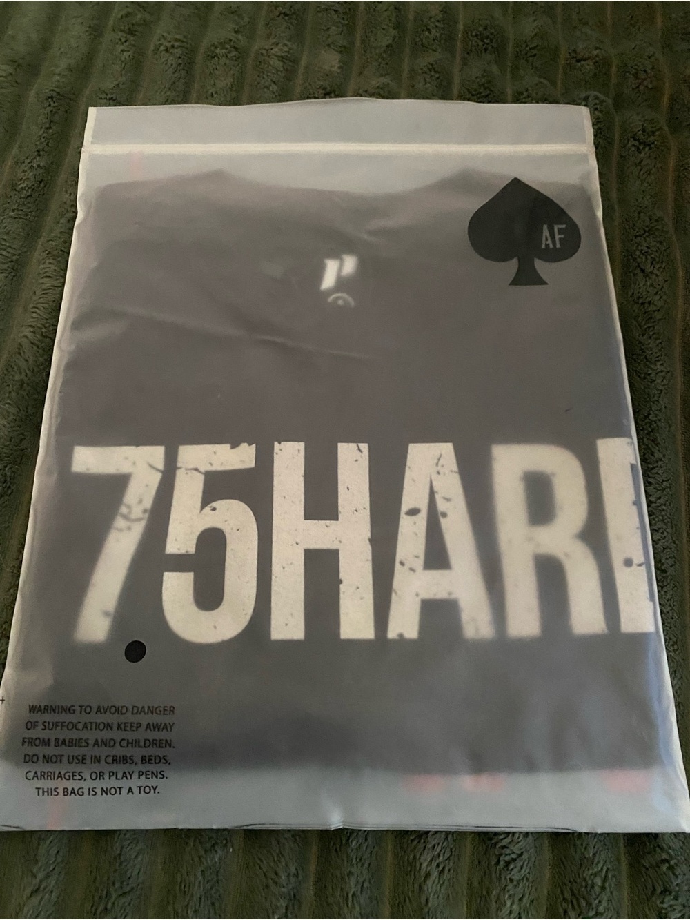 75HARD Graphic Short Sleeve Tee - Black - NWT